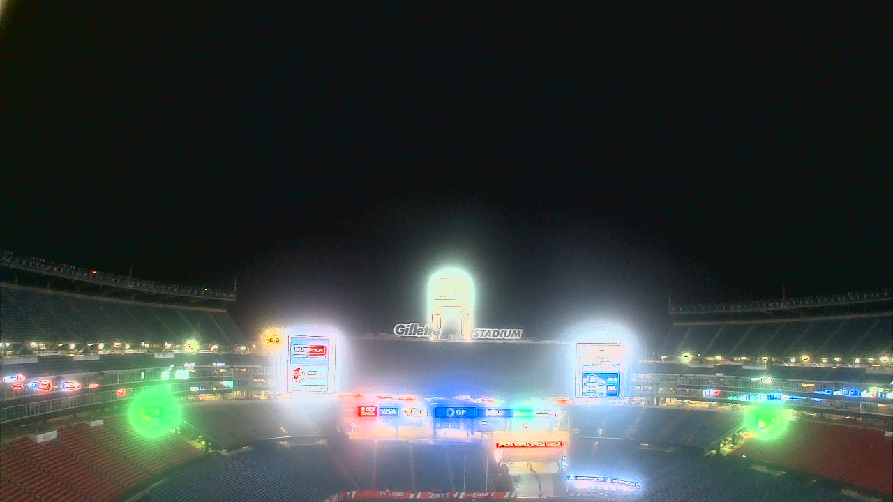 Thumbnail for current weather camera view from Gillette Stadium in Foxborough, Massachusetts