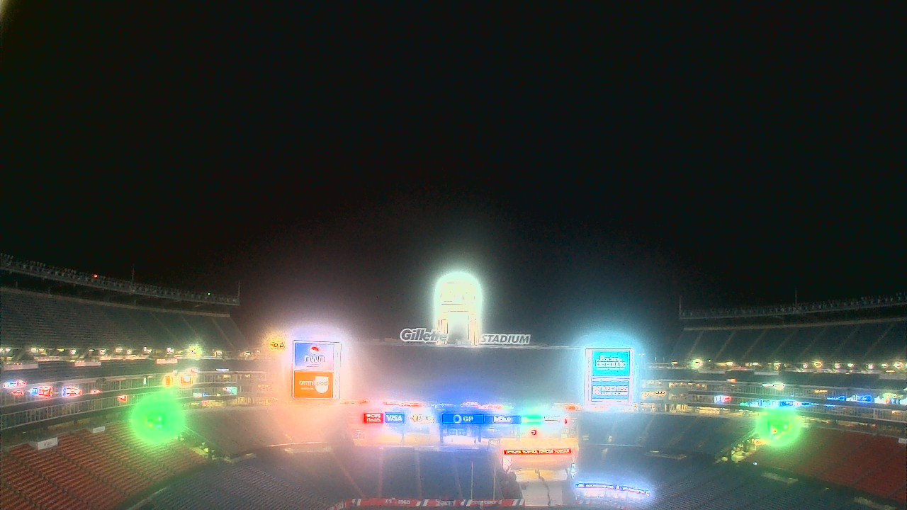 Thumbnail for current weather camera view from Gillette Stadium in Foxborough, Massachusetts