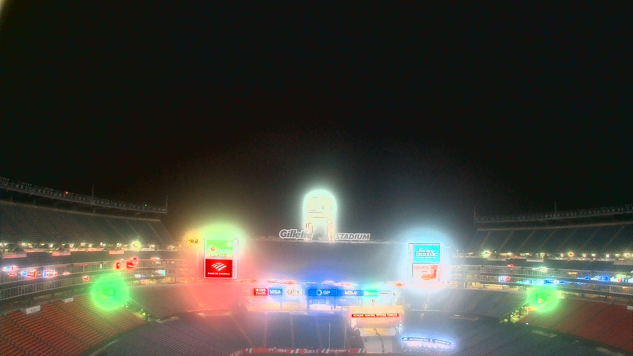 Thumbnail for current weather camera view from Gillette Stadium in Foxborough, Massachusetts