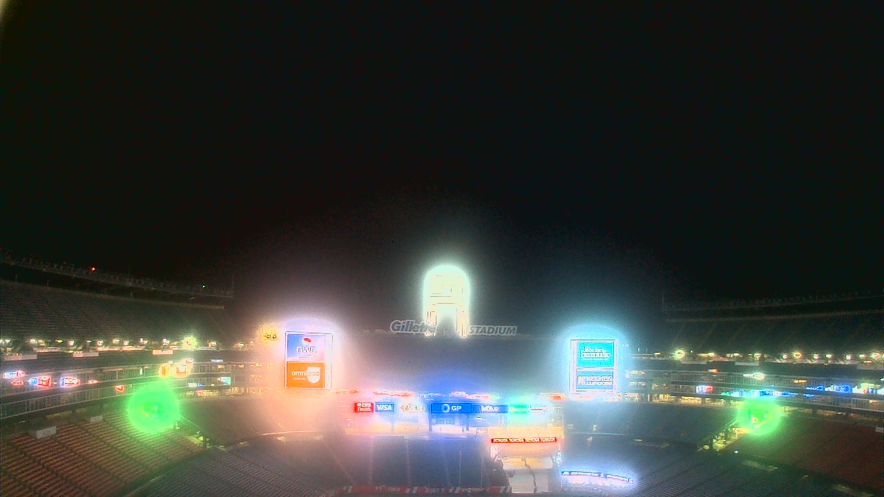 Thumbnail for current weather camera view from Gillette Stadium in Foxborough, Massachusetts