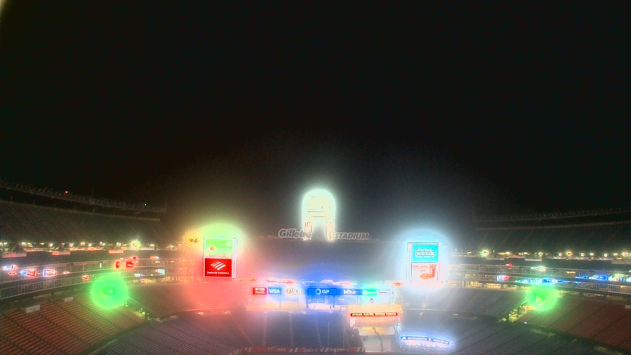 Thumbnail for current weather camera view from Gillette Stadium in Foxborough, Massachusetts