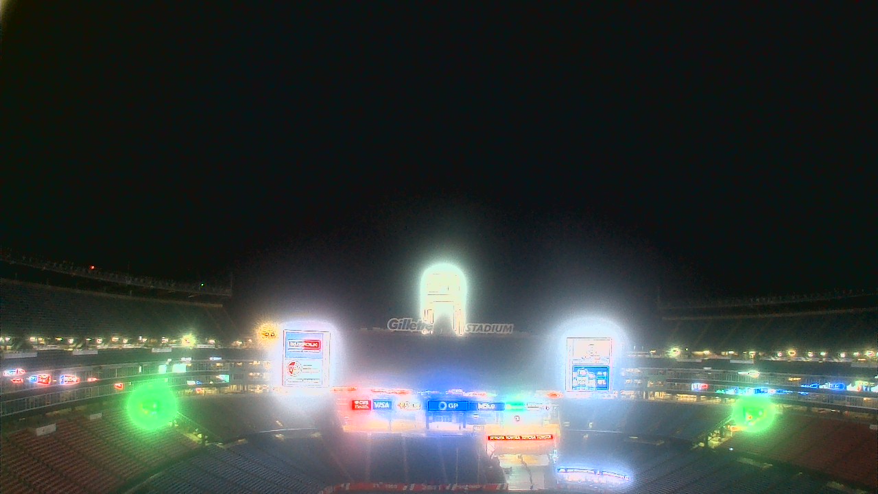 Thumbnail for current weather camera view from Gillette Stadium in Foxborough, Massachusetts