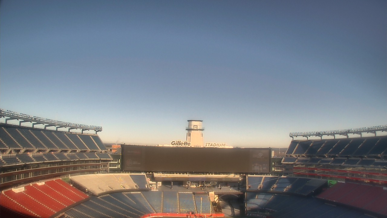 Thumbnail for current weather camera view from Gillette Stadium in Foxborough, Massachusetts
