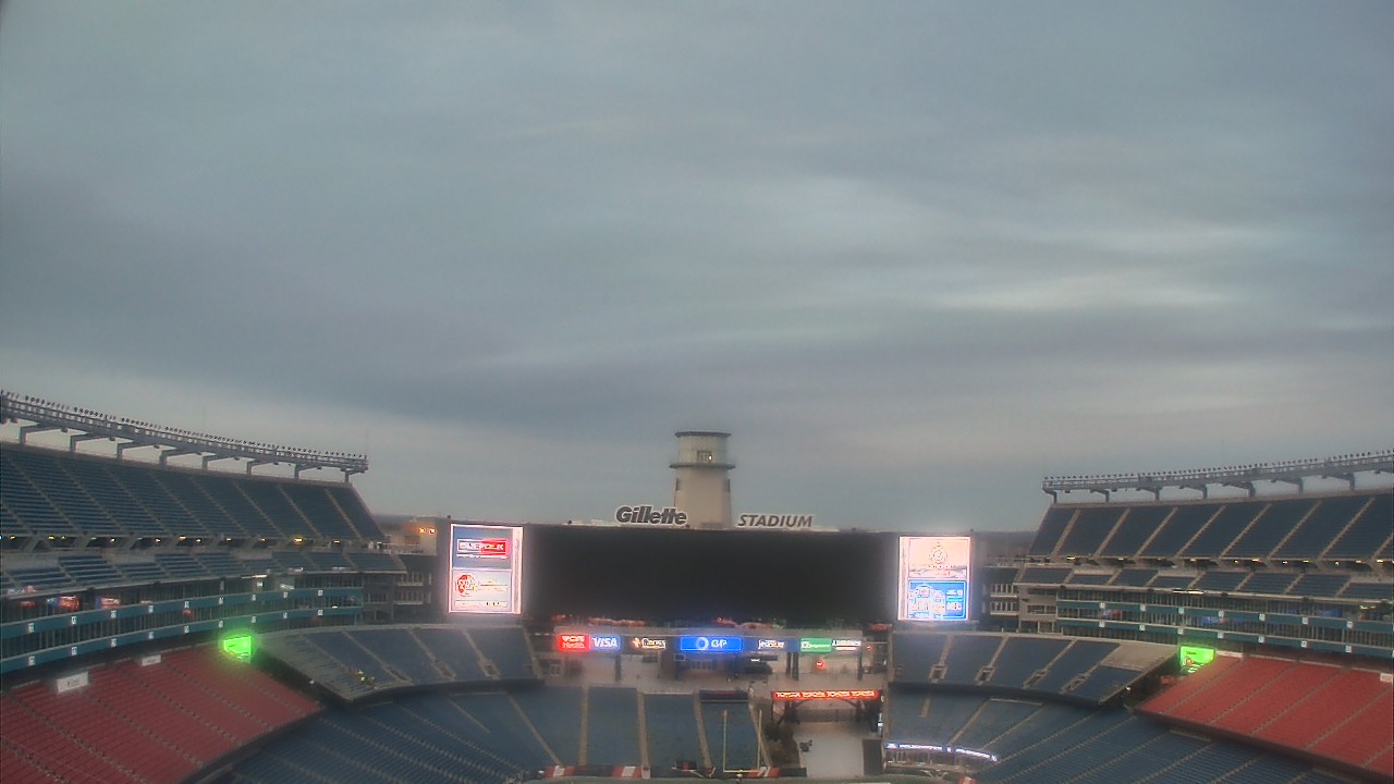 Thumbnail for current weather camera view from Gillette Stadium in Foxborough, Massachusetts