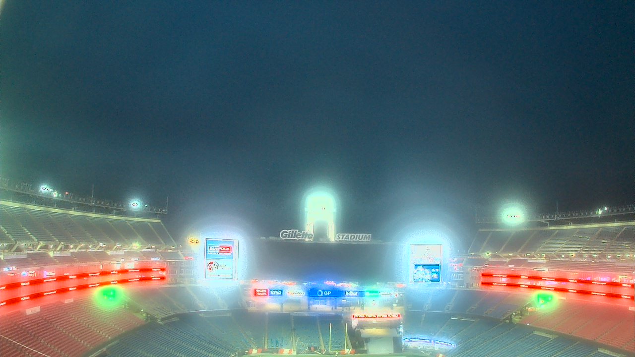 Thumbnail for current weather camera view from Gillette Stadium in Foxborough, Massachusetts