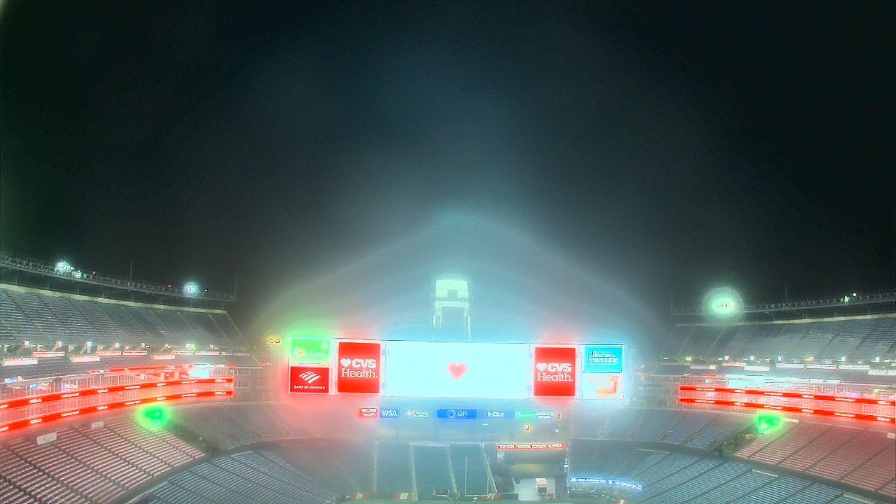 Thumbnail for current weather camera view from Gillette Stadium in Foxborough, Massachusetts