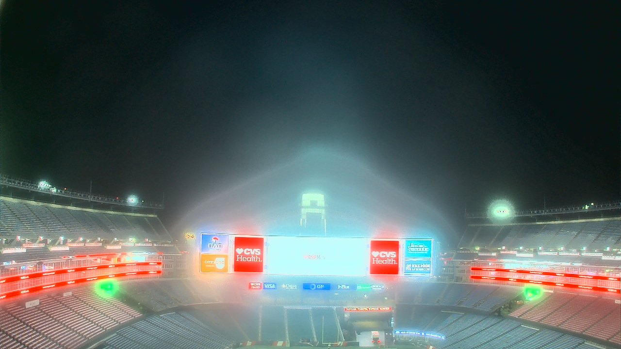 Thumbnail for current weather camera view from Gillette Stadium in Foxborough, Massachusetts