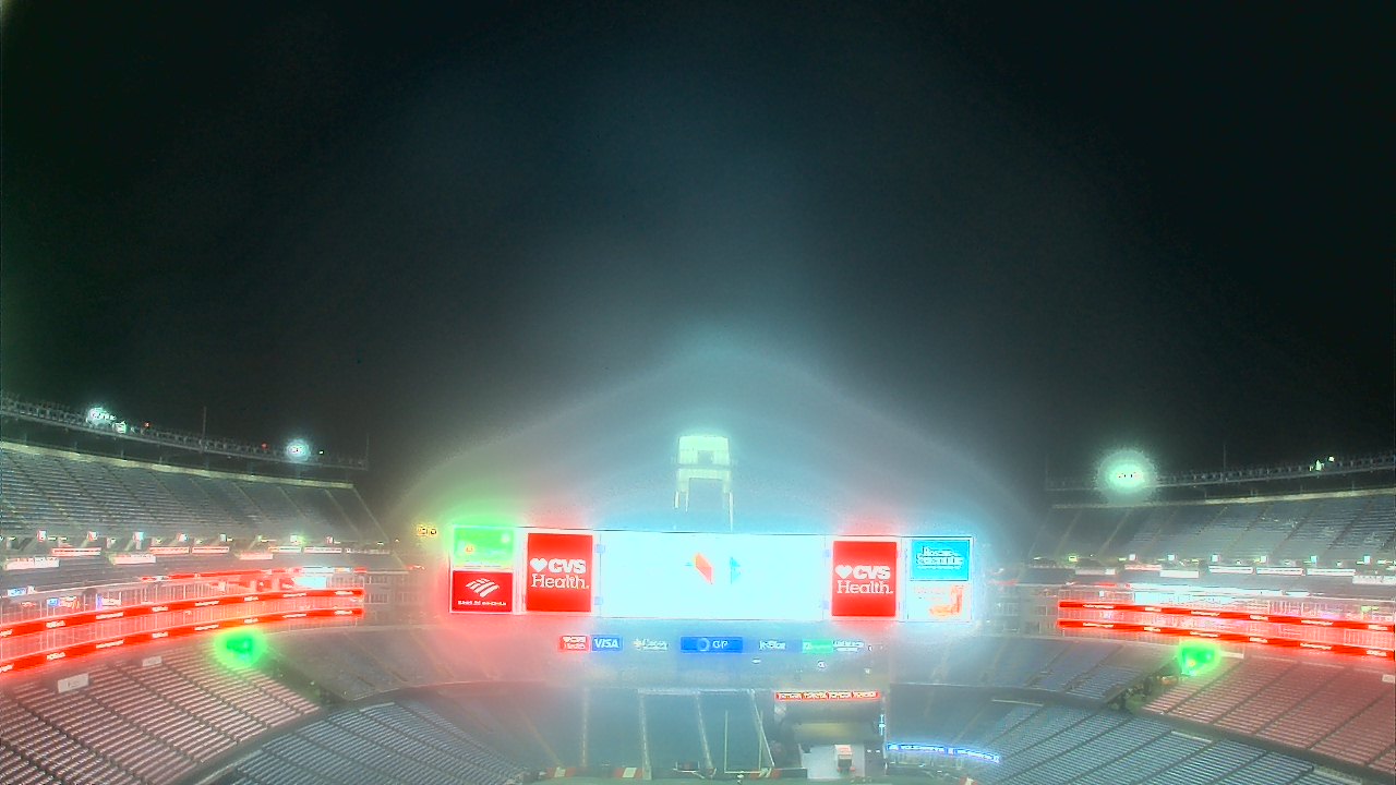 Thumbnail for current weather camera view from Gillette Stadium in Foxborough, Massachusetts