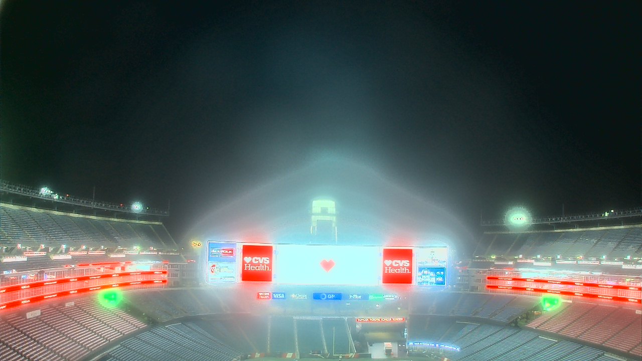 Thumbnail for current weather camera view from Gillette Stadium in Foxborough, Massachusetts