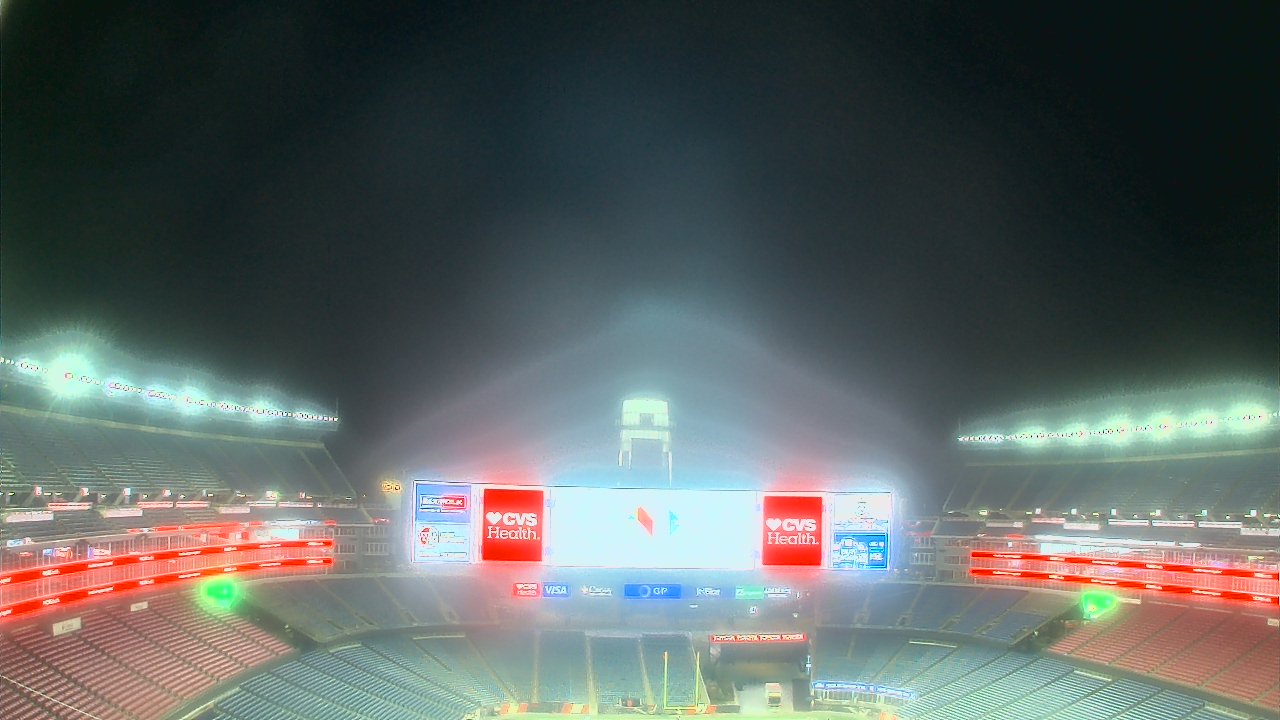 Thumbnail for current weather camera view from Gillette Stadium in Foxborough, Massachusetts