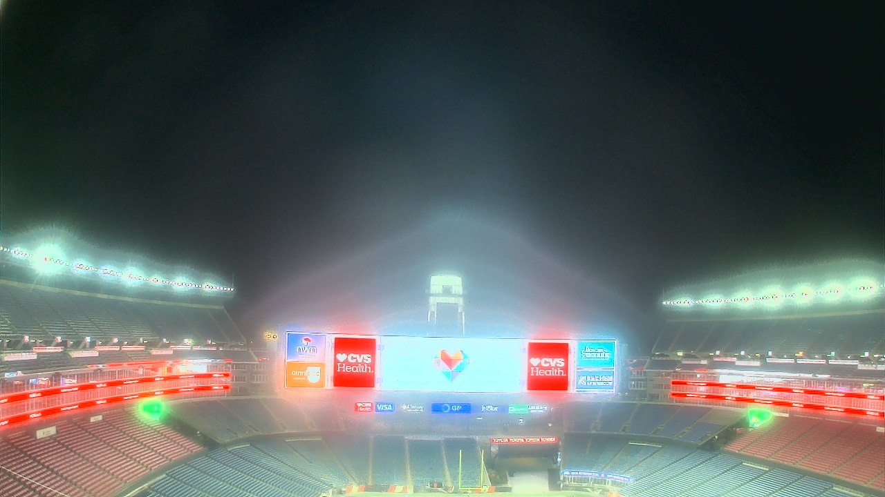 Thumbnail for current weather camera view from Gillette Stadium in Foxborough, Massachusetts