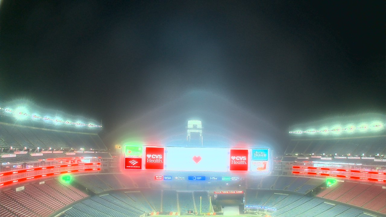 Thumbnail for current weather camera view from Gillette Stadium in Foxborough, Massachusetts