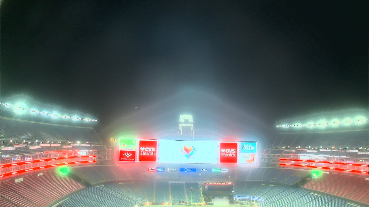 Thumbnail for current weather camera view from Gillette Stadium in Foxborough, Massachusetts