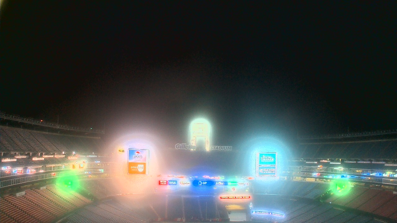 Thumbnail for current weather camera view from Gillette Stadium in Foxborough, Massachusetts
