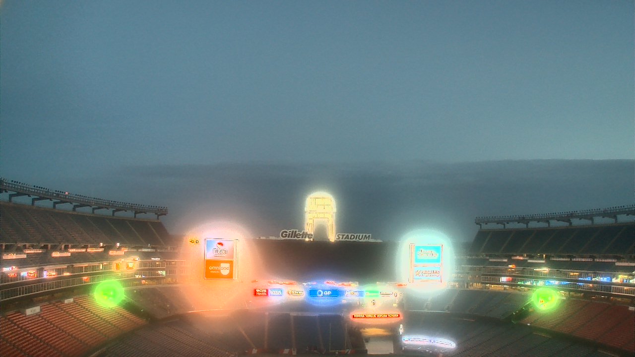 Thumbnail for current weather camera view from Gillette Stadium in Foxborough, Massachusetts