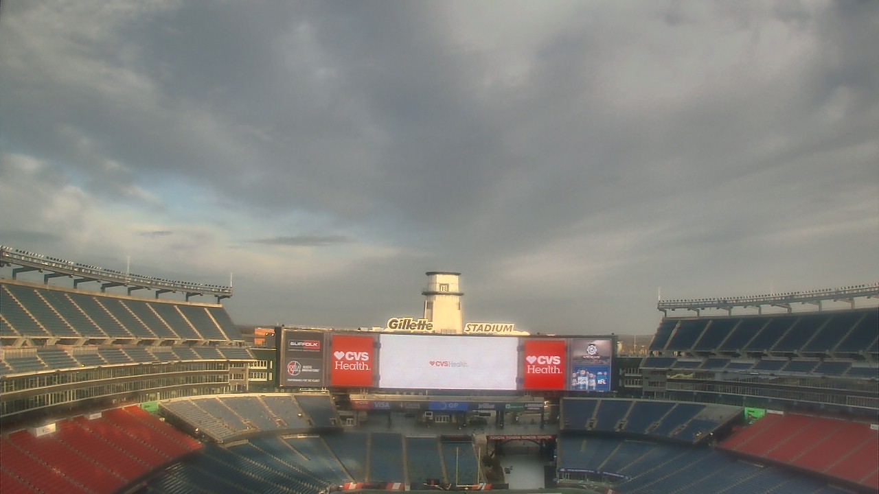 Thumbnail for current weather camera view from Gillette Stadium in Foxborough, Massachusetts