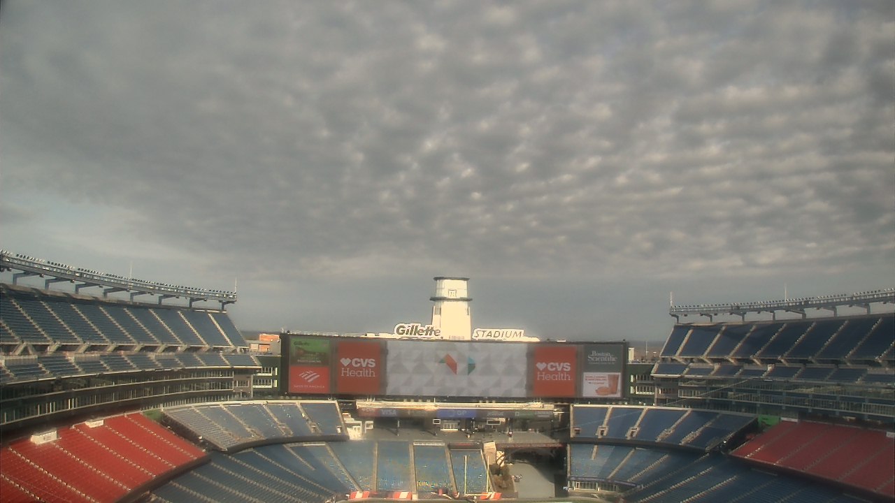 Thumbnail for current weather camera view from Gillette Stadium in Foxborough, Massachusetts