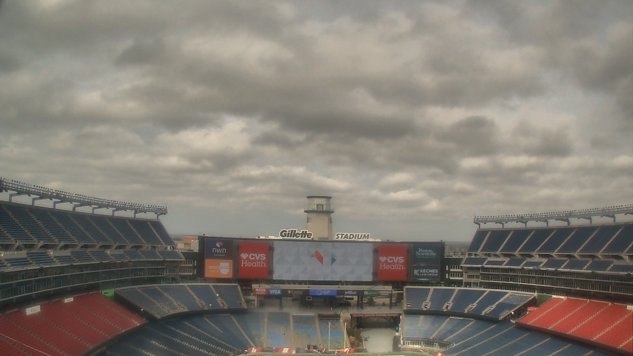 Thumbnail for current weather camera view from Gillette Stadium in Foxborough, Massachusetts