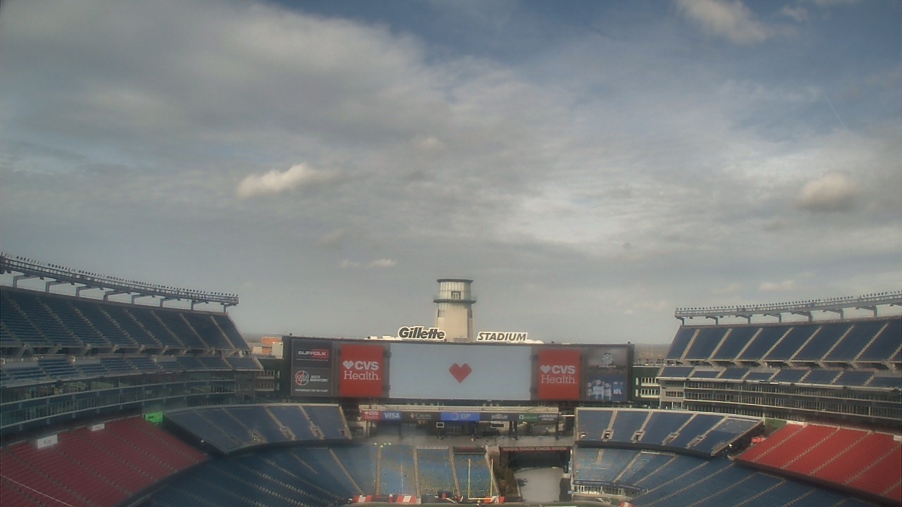 Thumbnail for current weather camera view from Gillette Stadium in Foxborough, Massachusetts