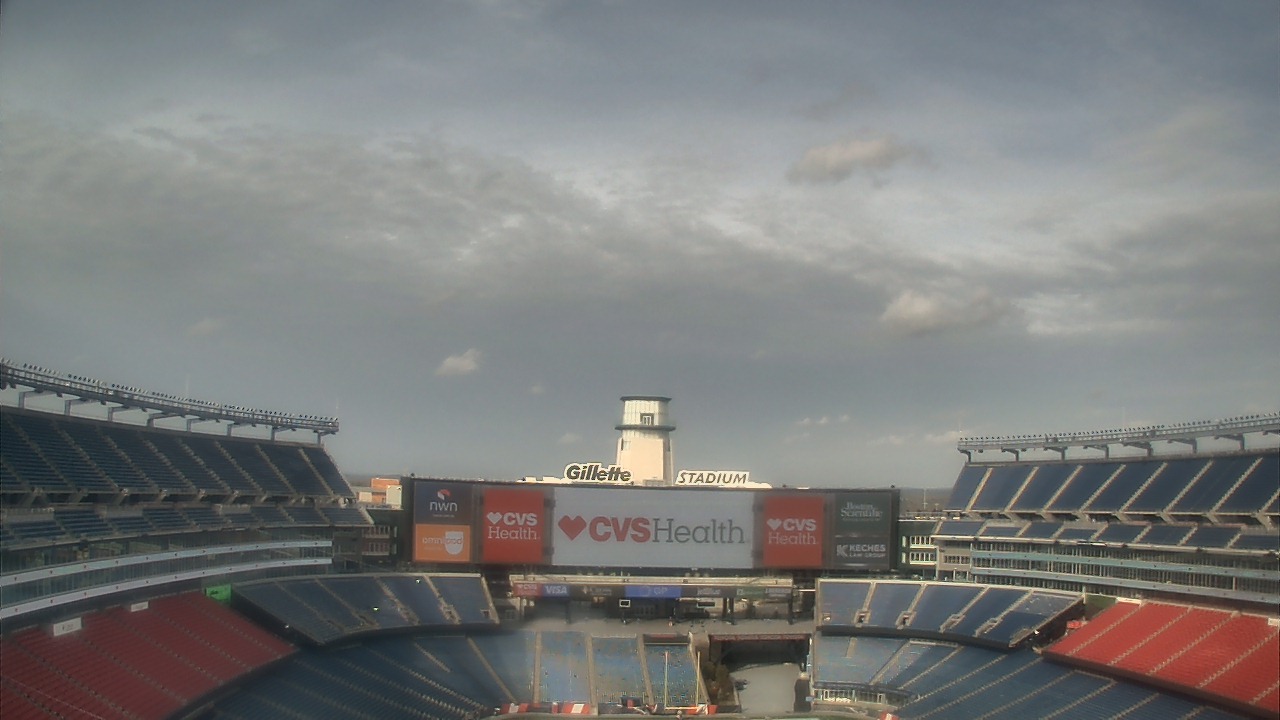 Thumbnail for current weather camera view from Gillette Stadium in Foxborough, Massachusetts