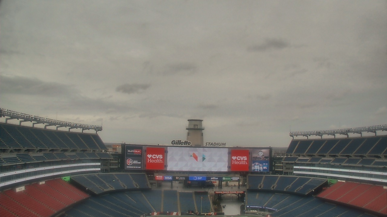 Thumbnail for current weather camera view from Gillette Stadium in Foxborough, Massachusetts