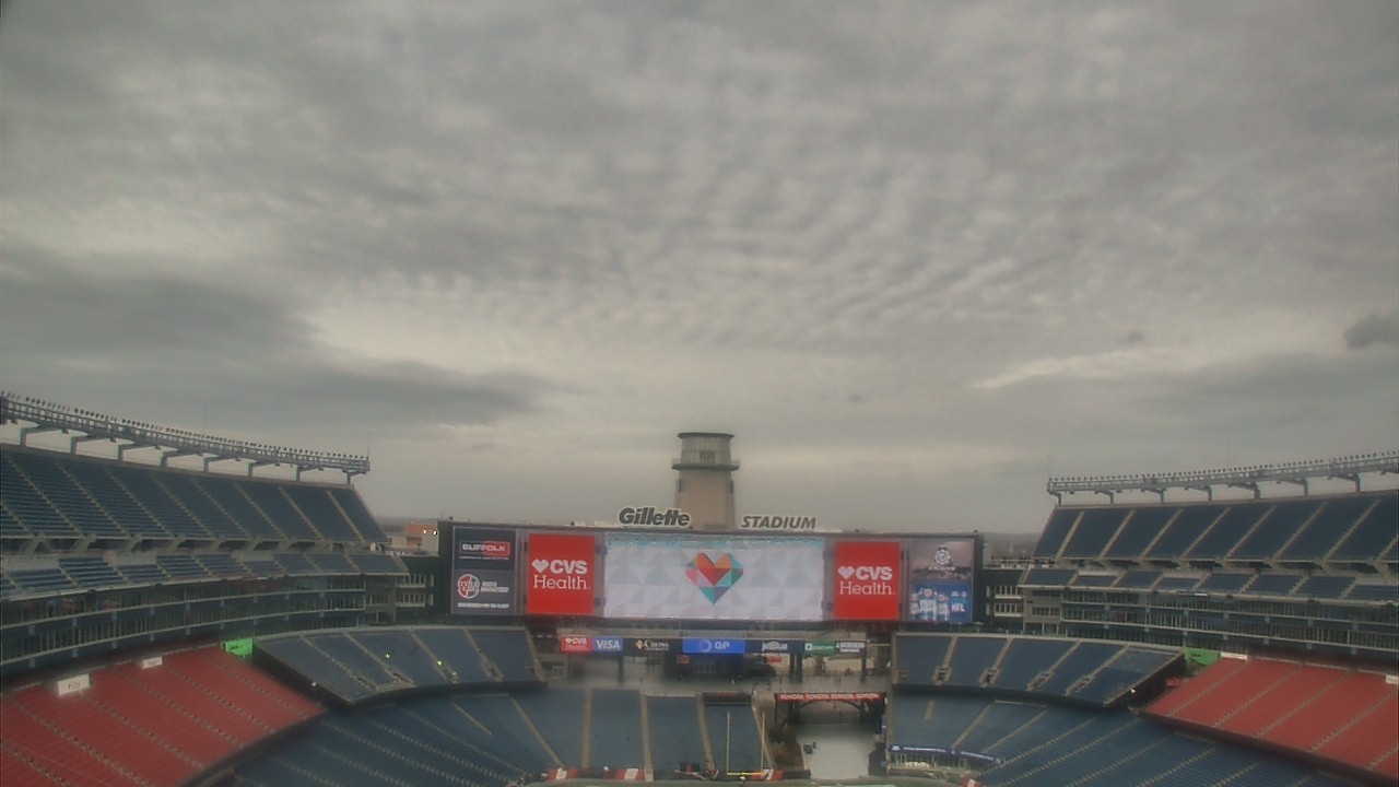 Thumbnail for current weather camera view from Gillette Stadium in Foxborough, Massachusetts