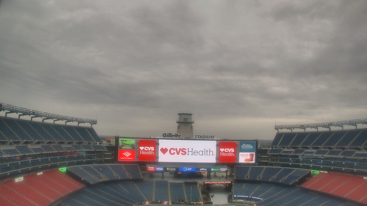 Thumbnail for current weather camera view from Gillette Stadium in Foxborough, Massachusetts