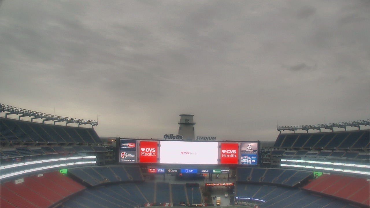 Thumbnail for current weather camera view from Gillette Stadium in Foxborough, Massachusetts