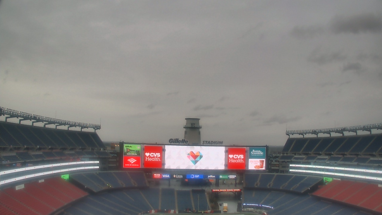 Thumbnail for current weather camera view from Gillette Stadium in Foxborough, Massachusetts