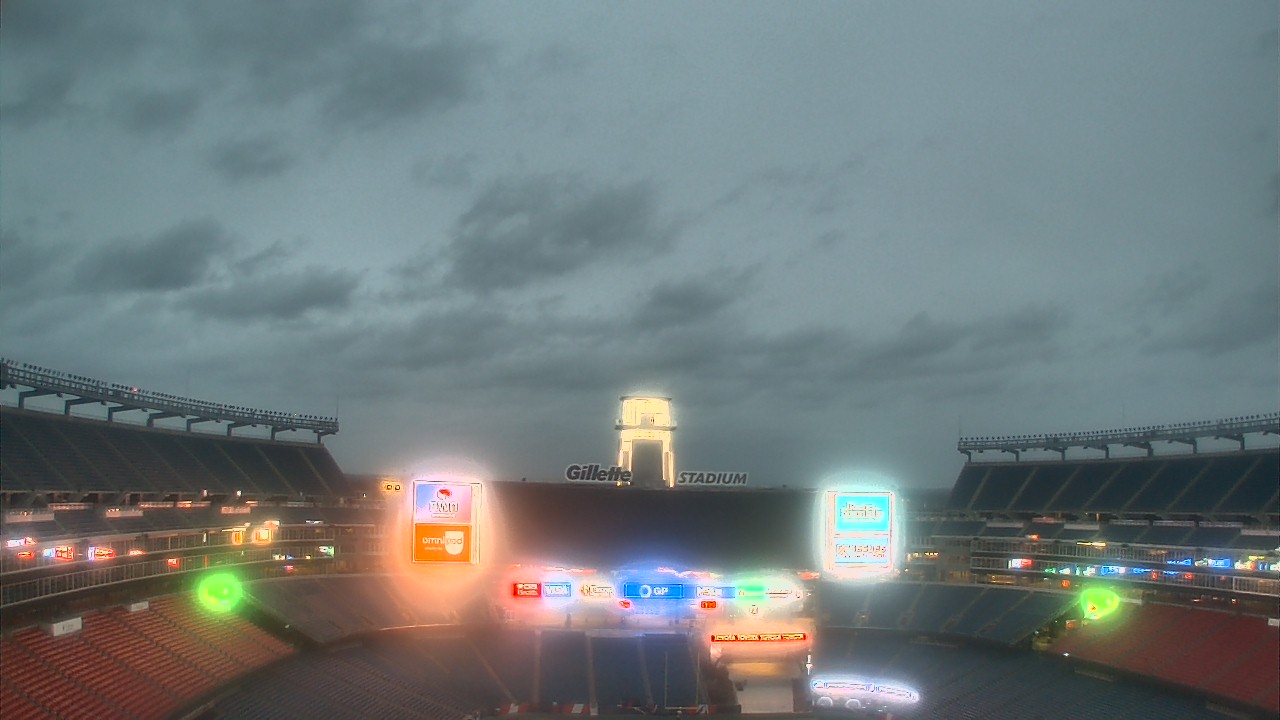 Thumbnail for current weather camera view from Gillette Stadium in Foxborough, Massachusetts