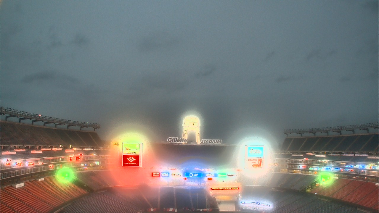 Thumbnail for current weather camera view from Gillette Stadium in Foxborough, Massachusetts