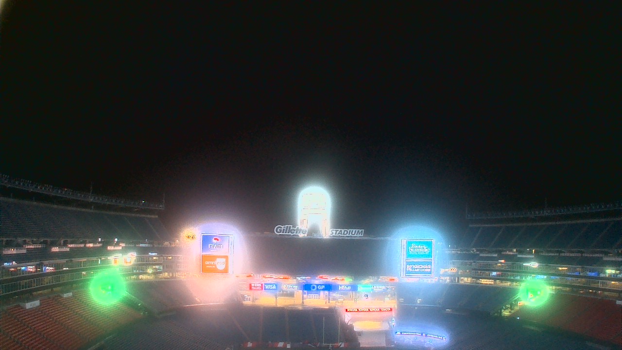 Thumbnail for current weather camera view from Gillette Stadium in Foxborough, Massachusetts