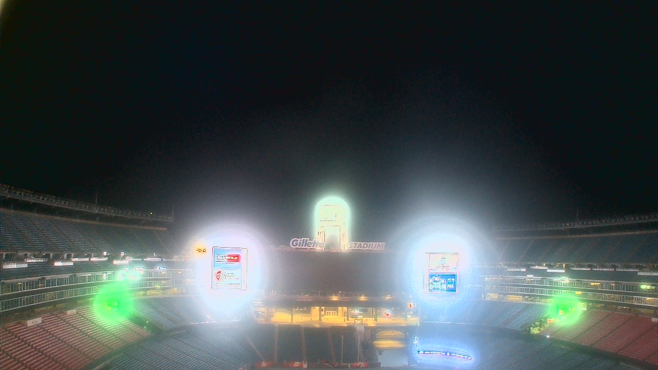 Thumbnail for current weather camera view from Gillette Stadium in Foxborough, Massachusetts