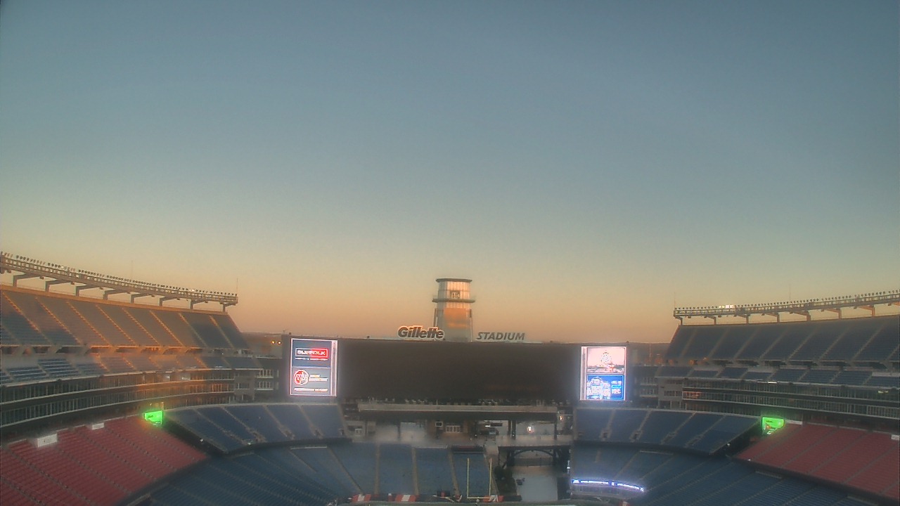 Thumbnail for current weather camera view from Gillette Stadium in Foxborough, Massachusetts