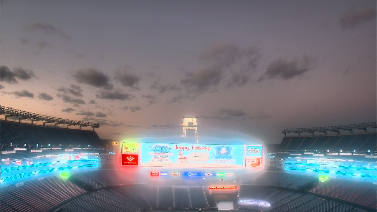 Thumbnail for current weather camera view from Gillette Stadium in Foxborough, Massachusetts