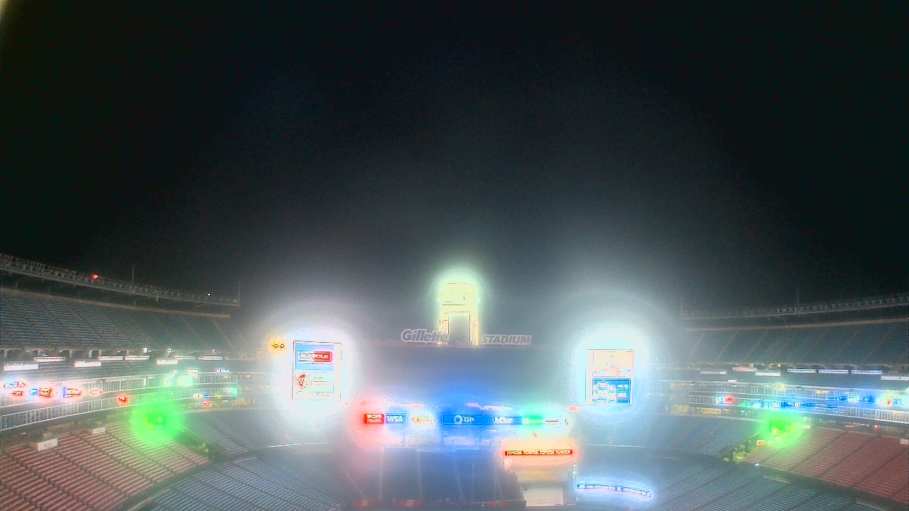 Thumbnail for current weather camera view from Gillette Stadium in Foxborough, Massachusetts