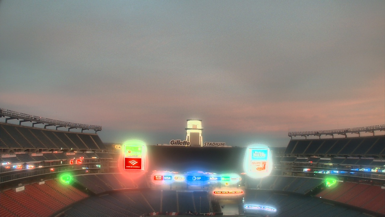 Thumbnail for current weather camera view from Gillette Stadium in Foxborough, Massachusetts
