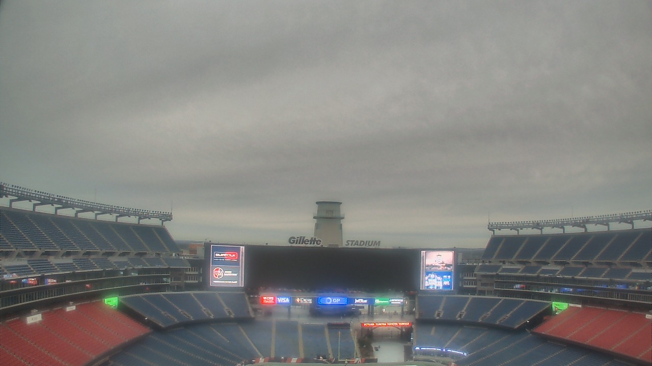 Thumbnail for current weather camera view from Gillette Stadium in Foxborough, Massachusetts