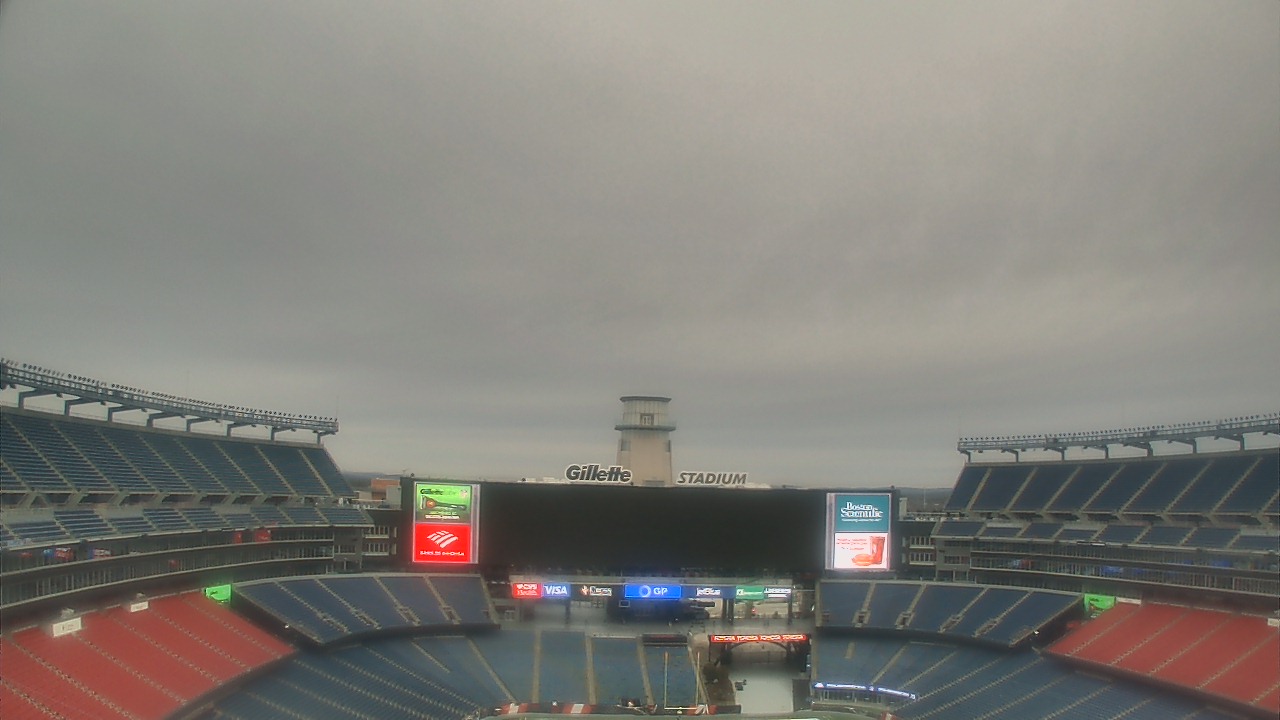 Thumbnail for current weather camera view from Gillette Stadium in Foxborough, Massachusetts