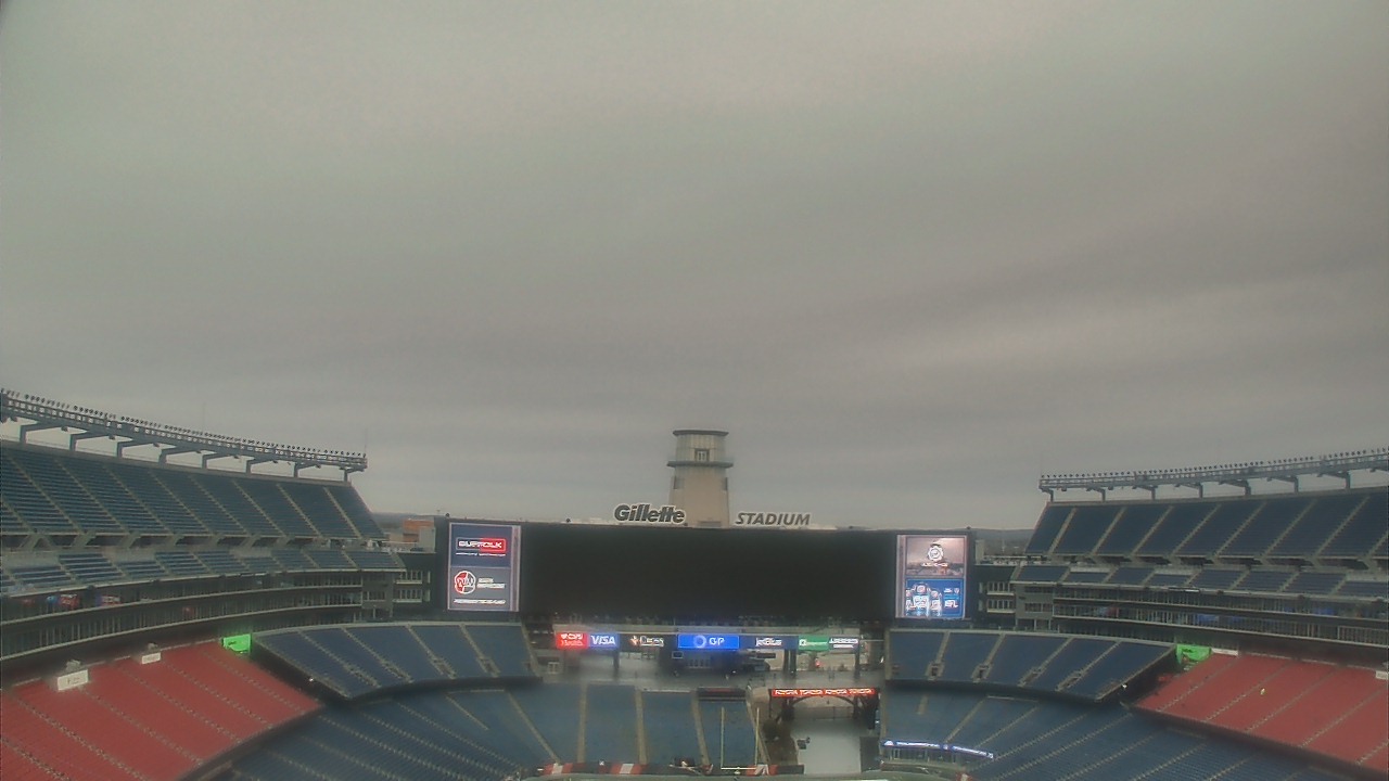 Thumbnail for current weather camera view from Gillette Stadium in Foxborough, Massachusetts