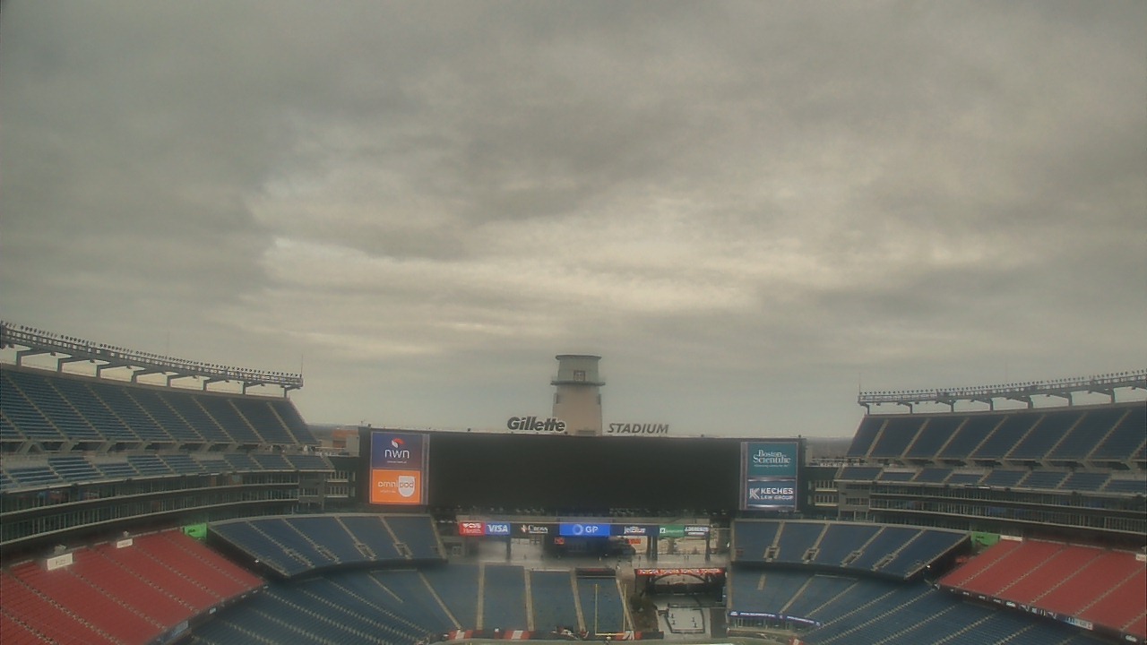 Thumbnail for current weather camera view from Gillette Stadium in Foxborough, Massachusetts