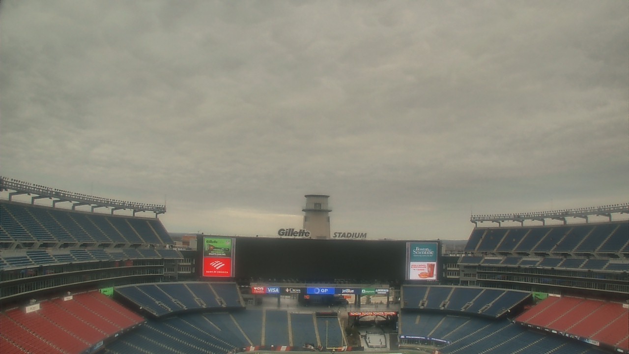 Thumbnail for current weather camera view from Gillette Stadium in Foxborough, Massachusetts