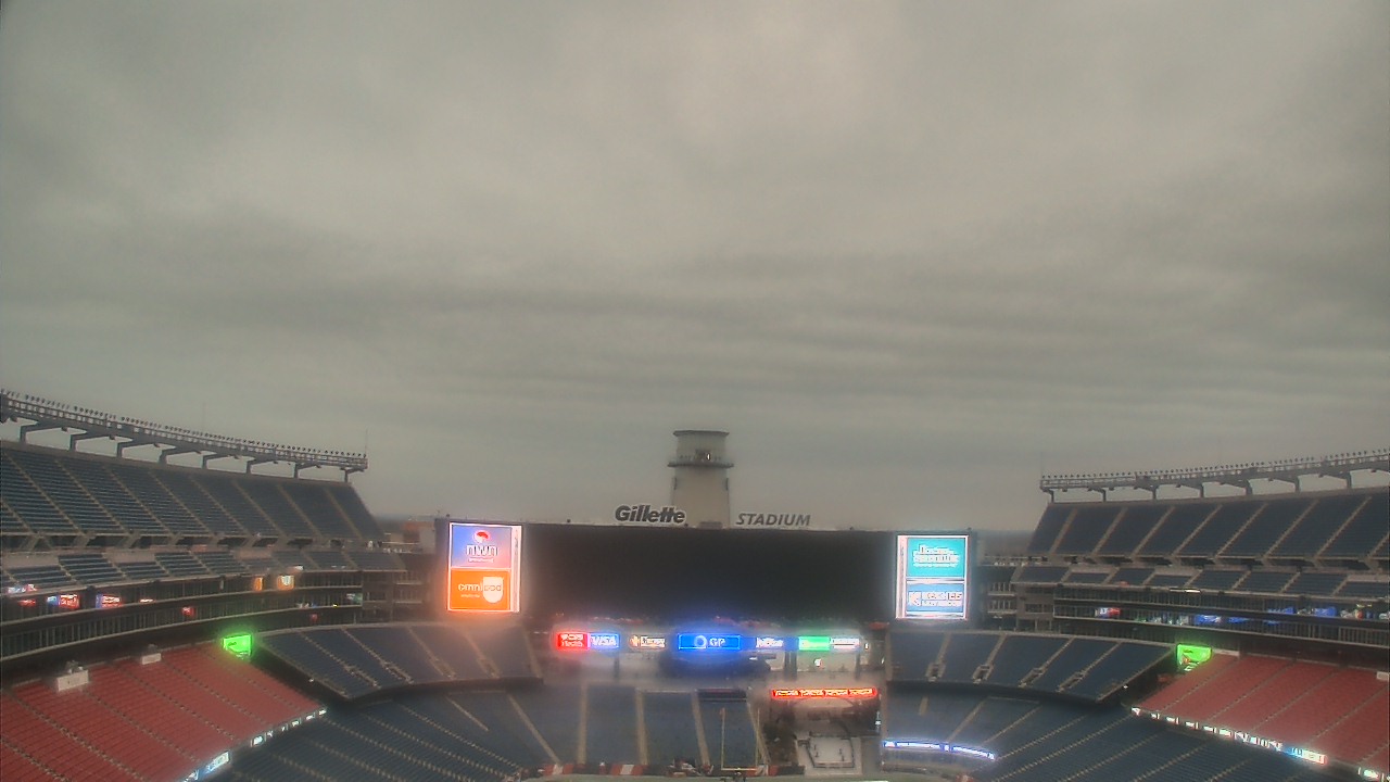 Thumbnail for current weather camera view from Gillette Stadium in Foxborough, Massachusetts