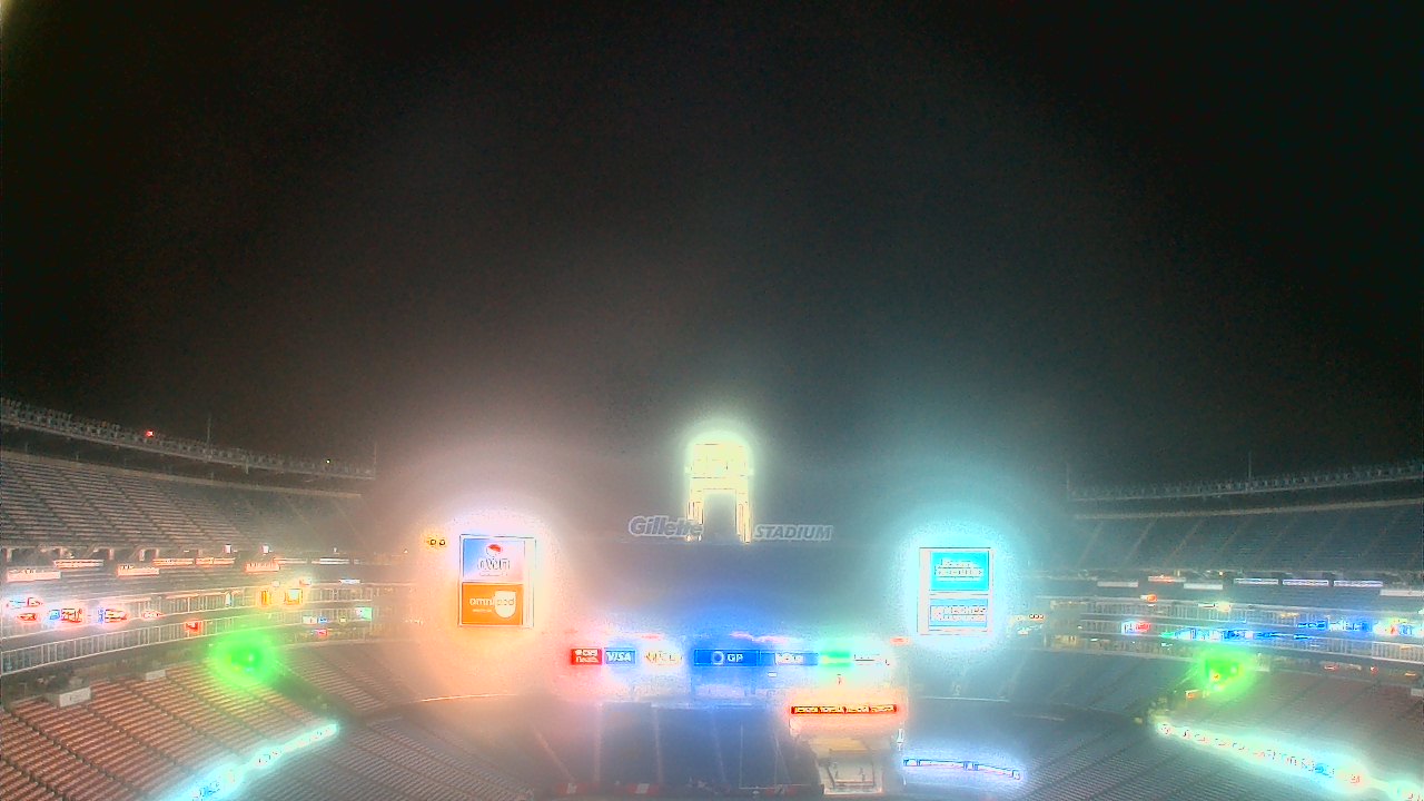 Thumbnail for current weather camera view from Gillette Stadium in Foxborough, Massachusetts