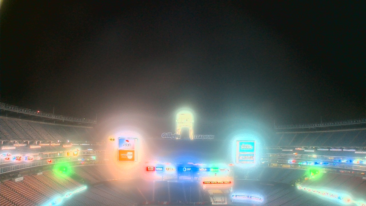 Thumbnail for current weather camera view from Gillette Stadium in Foxborough, Massachusetts