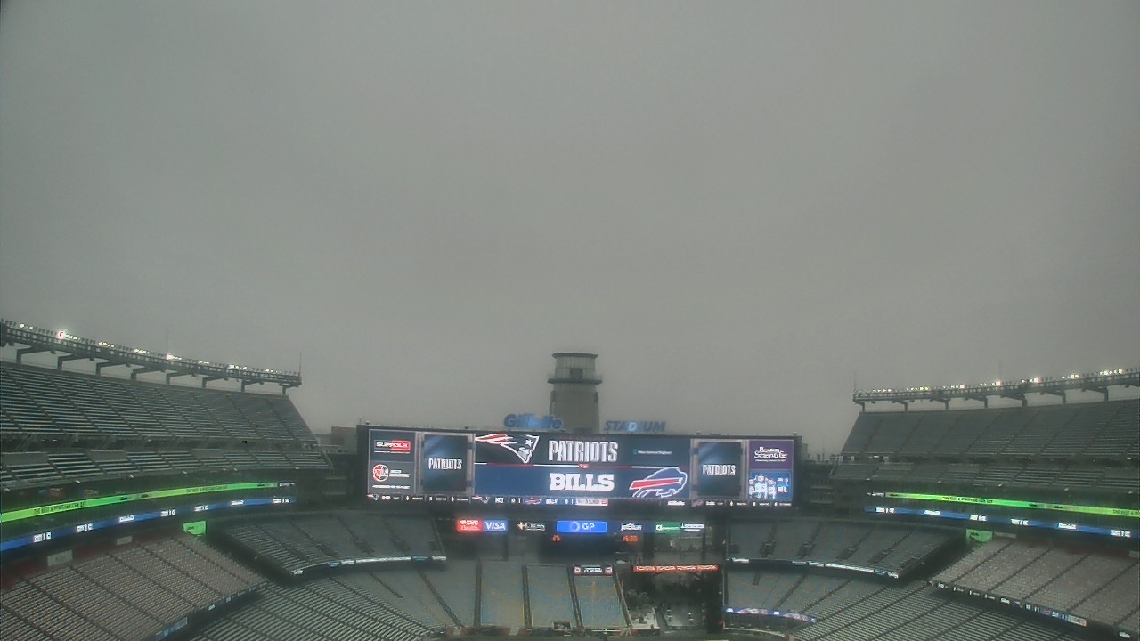 Thumbnail for current weather camera view from Gillette Stadium in Foxborough, Massachusetts