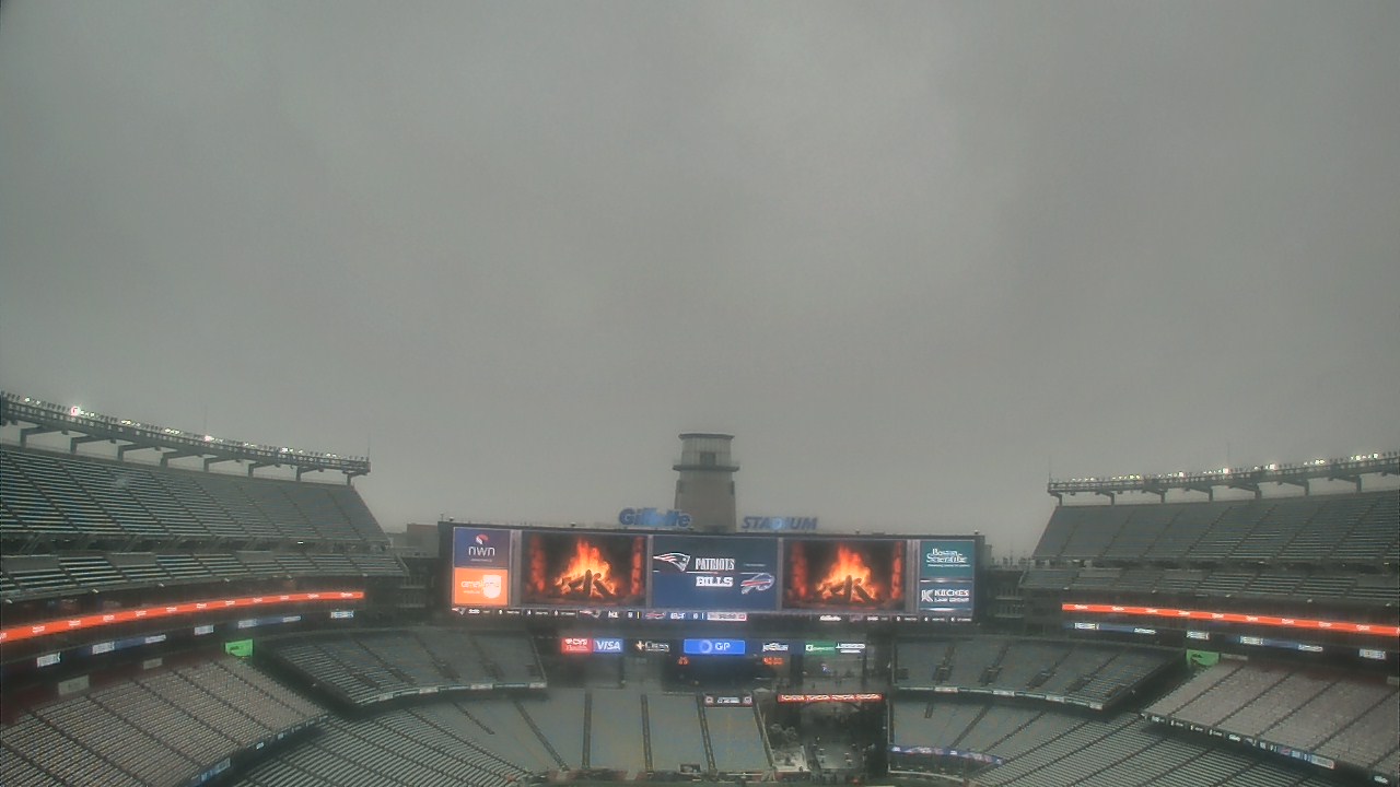 Thumbnail for current weather camera view from Gillette Stadium in Foxborough, Massachusetts