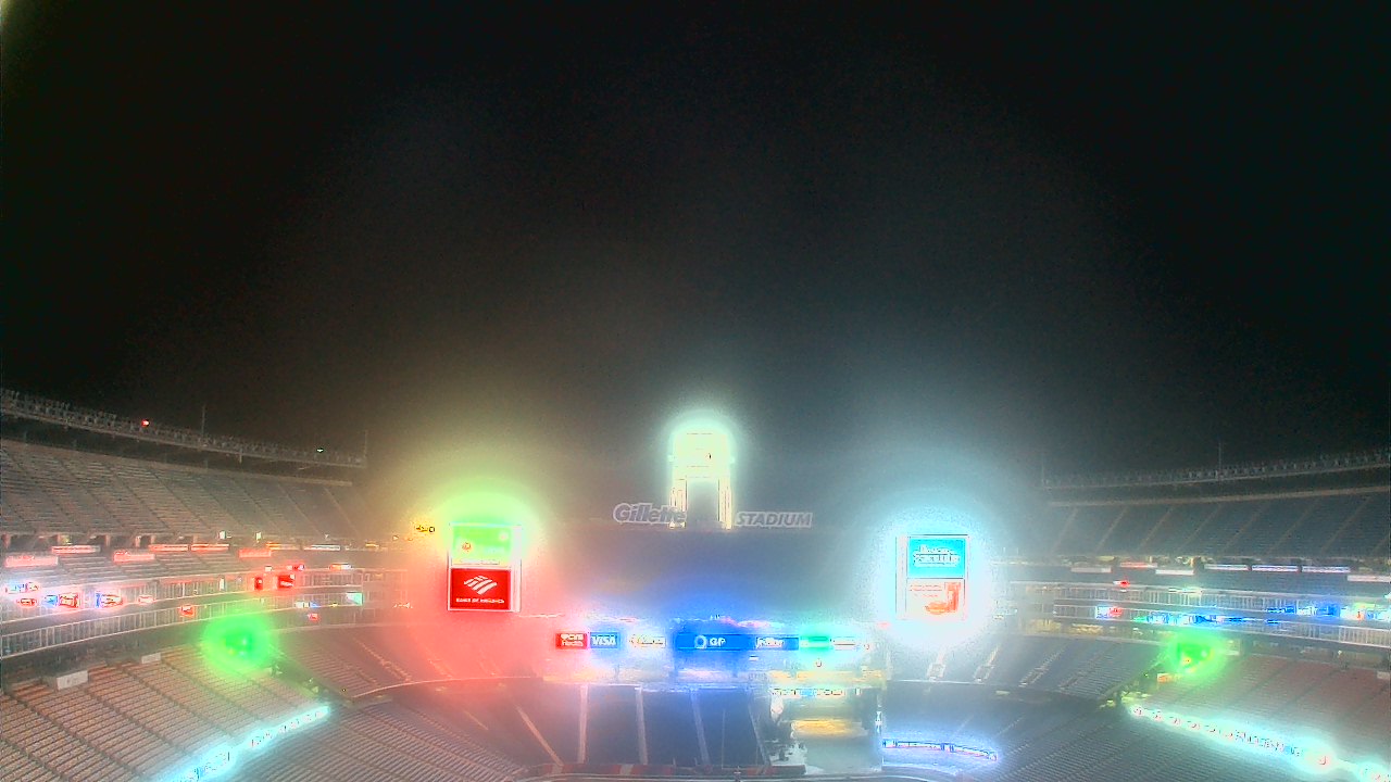 Thumbnail for current weather camera view from Gillette Stadium in Foxborough, Massachusetts