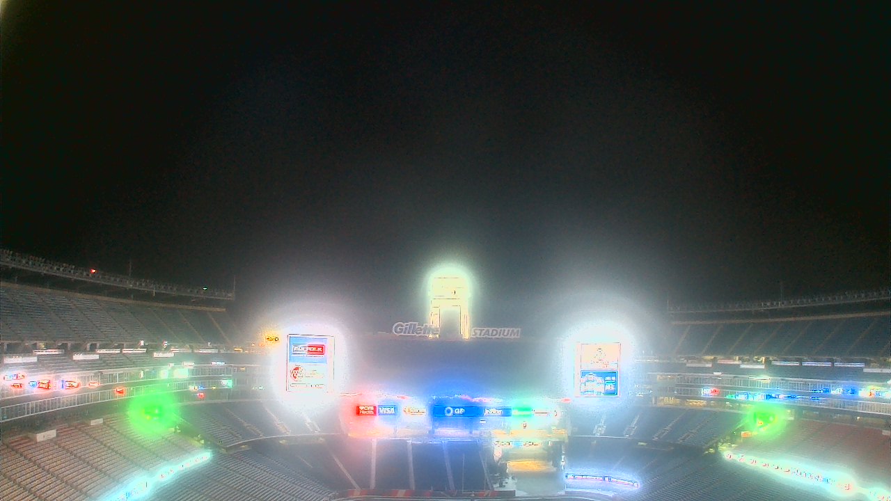 Thumbnail for current weather camera view from Gillette Stadium in Foxborough, Massachusetts