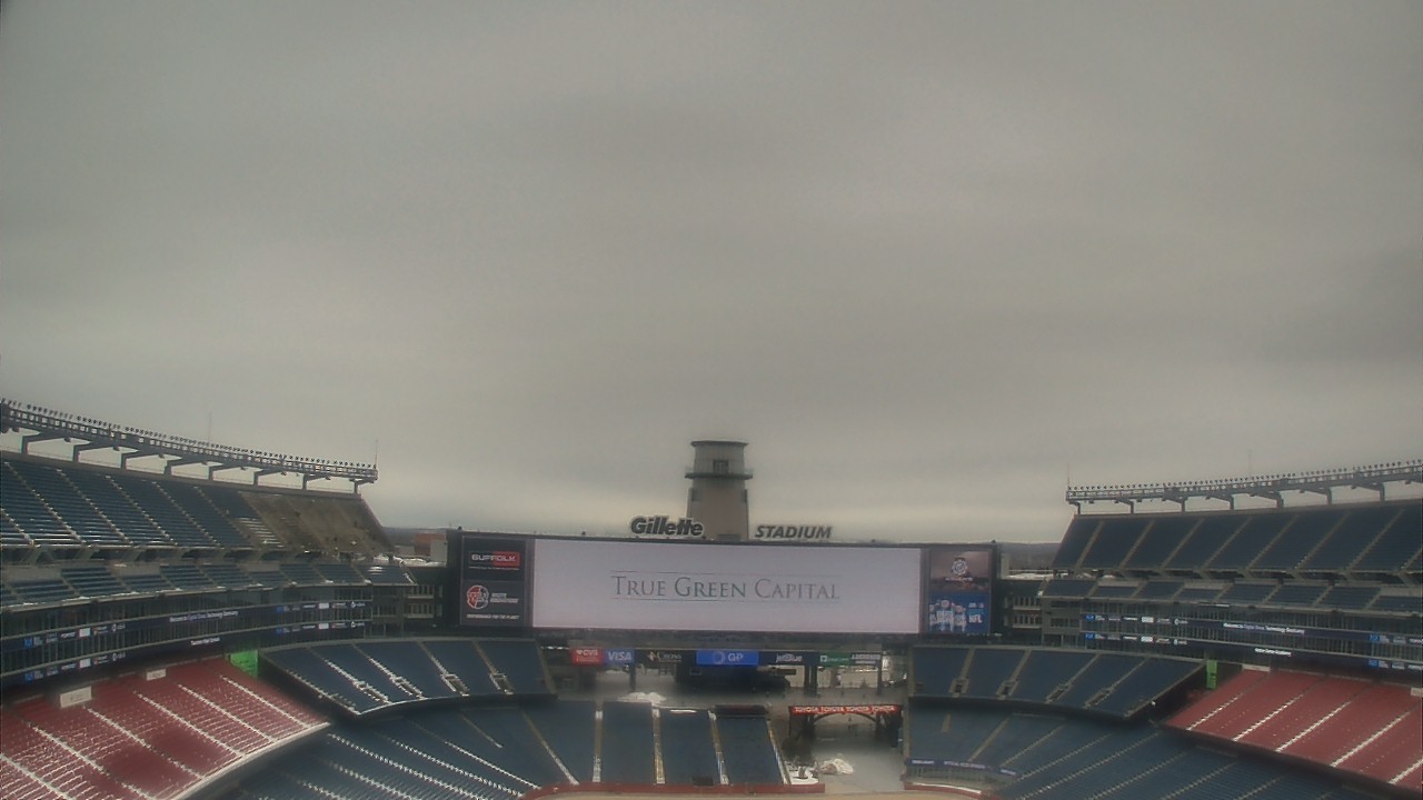 Thumbnail for current weather camera view from Gillette Stadium in Foxborough, Massachusetts